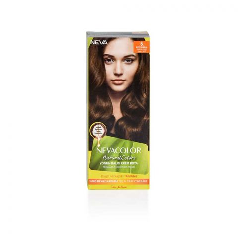 Neva Hair Color, 50ml, Kit Pack No. 6 Dark Blonde