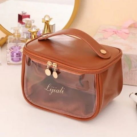 Matrix Clear View Makeup Hanging Clutch, Cosmetic Bag, Travel Makeup Pouch & Cosmetic Organizer