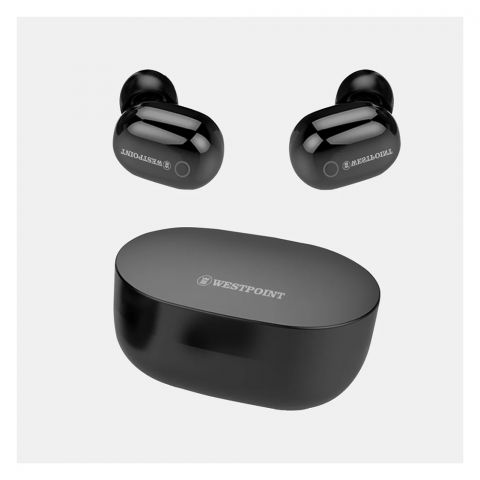 West Point Soundstream Wireless ANC Earbuds, Black, WP-100