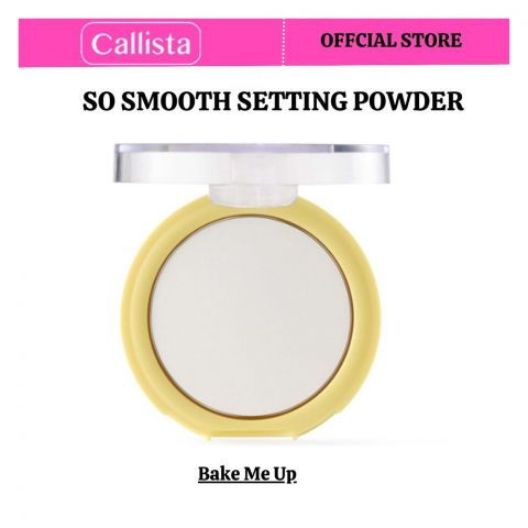 Callista So Smooth Setting Powder, Vegan, Vitamin E & Cruelty Free, 10g, 01 Bake Me Up