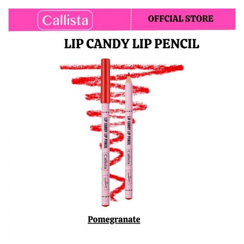 Callista Lip Candy Lip Pencil, Color Up & Define For Statement Lips, 09 Smashed Cranberry
