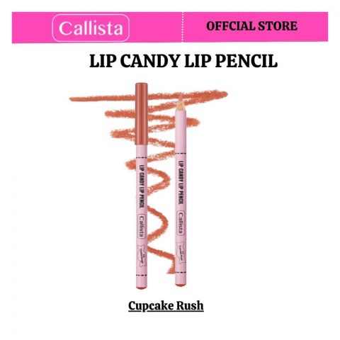 Callista Lip Candy Lip Pencil, Color Up & Define For Statement Lips, 04 Cupcake Rush