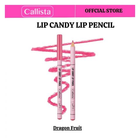 Callista Lip Candy Lip Pencil, Color Up & Define For Statement Lips, 06 Dragon Fruit