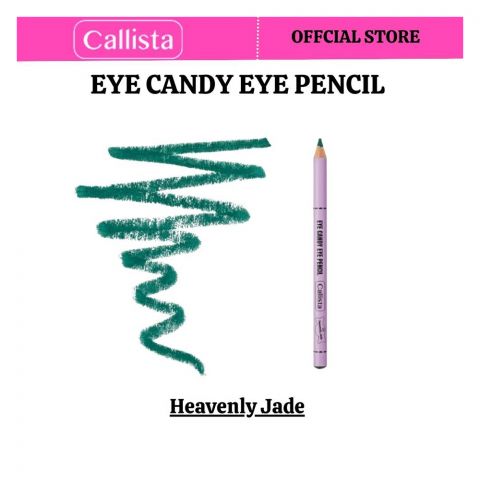 Callista Eye Candy Eye Pencil, Super Soft, High Coverage With Single Stroke, 05 Heavenly Jade