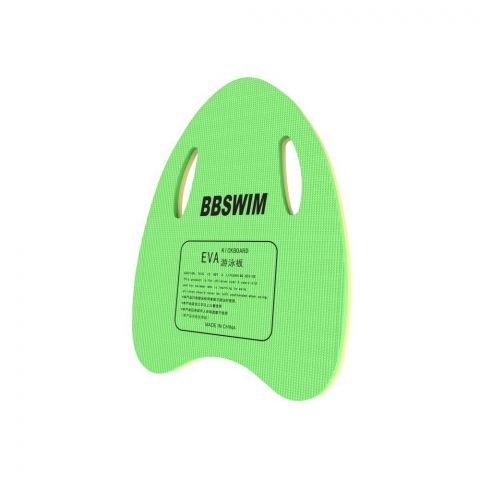Swimming A Shaped Kickboard, Float Board For Kids & Adults Beginners Training, Safety Swimming, Integrated Hole Handle, Green, YY-A2