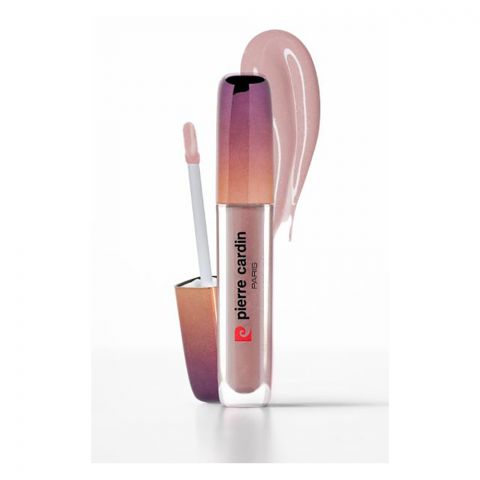 Pierre Cardin Shimmering Lip Gloss, Dazzling Gloss, Super Shine Pearls, Non Sticky, Shea Butter, Cold Taupe