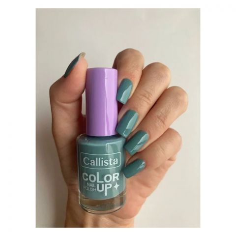Callista Color Up Nail Polish, Vegan, 9ml, 567 Mid Teal