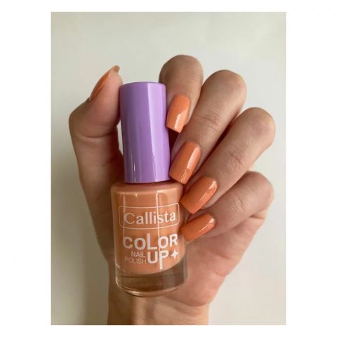 Callista Color Up Nail Polish, Vegan, 9ml, 194 Peach & Nude