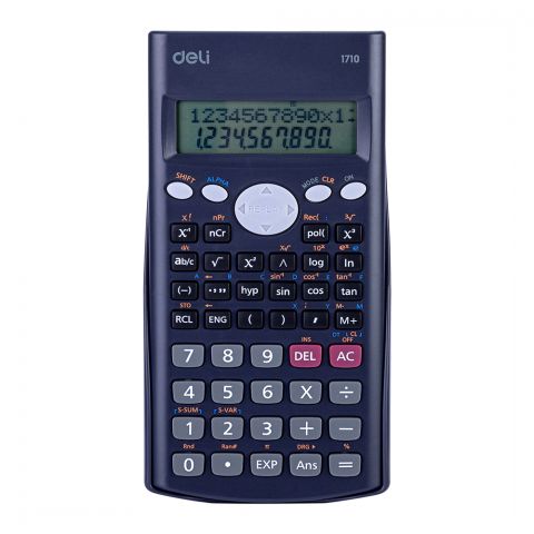 Deli Scientific Calculator With 240 Functions, Dark Grey, E1710