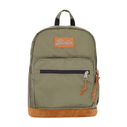Bembel 17" Inch Army Green Nirvana Backpack For Kids School Bag, NRV-AGR