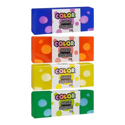 UBS Jelly Eraser, Assorted Colors, 1-Piece, BK8059