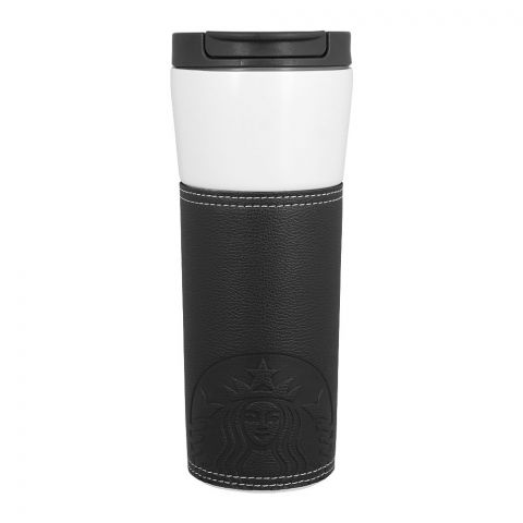 AJF Plastic Starbucks Insulated Travel Mug With Pouch, 473ml Capacity, Assorted Colors