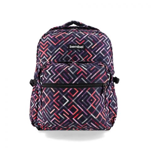 Bembel 18" Inch Maze Backpack, Water Resistant, Polyester Fabric, Ideal For Grade 5-8, 100237