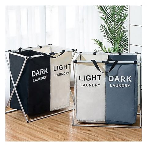 AJF 2 Layers Detachable Laundry Basket