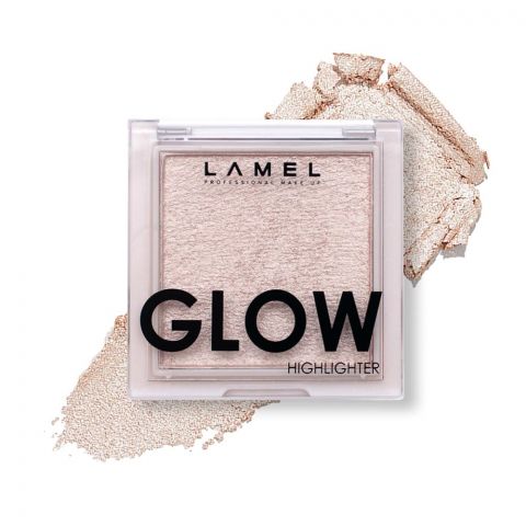 LAMEL Glow Baked Powder Highlighter, 3.8g, 401 Luna