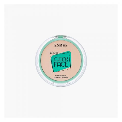 Lamel OhMy Clear Face Compact Powder, 9g, 403 Rosy Beige