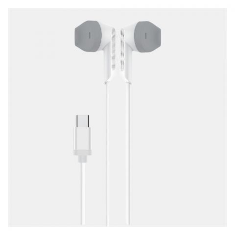 West Point Explosive Bass Stereo Earphone/Handsfree, White, WP-432