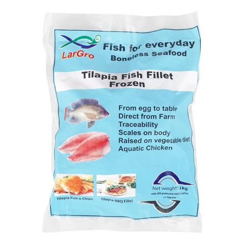 Lar Gro Tilapia Fish Fillet, 1 KG