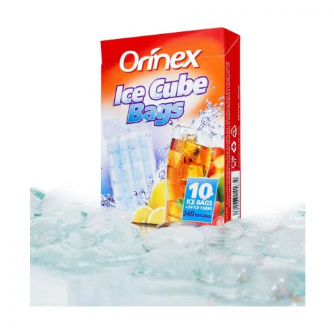 Orinex Ice Cube Bags, 10-Pack
