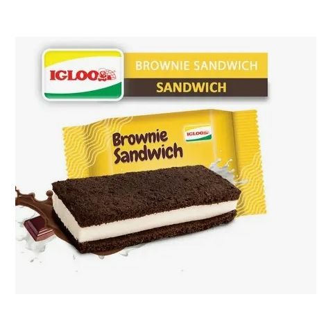 Igloo Brownie Sandwich Ice Cream, 65ml