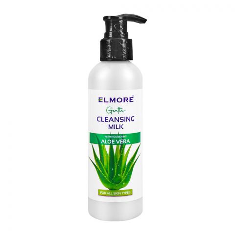 Elmore Nourishing Aloe Vera Gentle Cleansing Milk, All Skin Types, 150g
