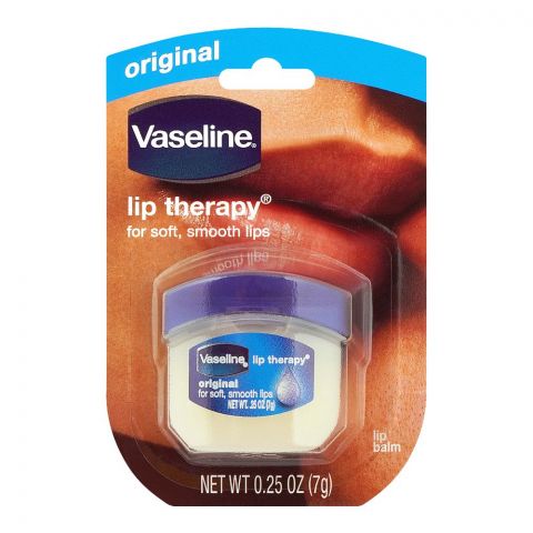 Vaseline Lip Therapy Lip Balm, Original, 7g