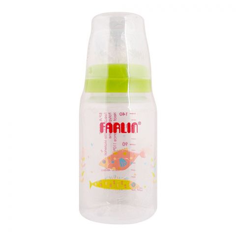 Farlin Silky PP Standard Neck Feeding Bottle, 0m+, 140ml/5oz, Green, AB-41016-M