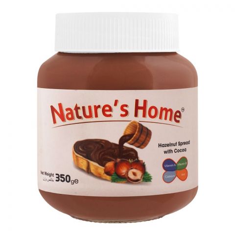 Nature's Home Cocoa Hazelnut Spread, 350g