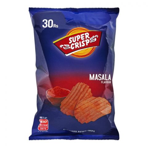 Super Crisp Masala Crinkled Potato Chips, 32g