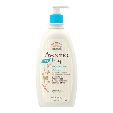 Aveeno Baby Fragrance Free Daily Lotion, 532ml