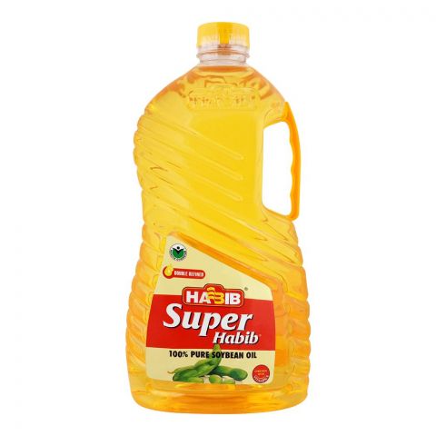 Habib Super Habib Pure Soybean Oil, 4.5 Litres, Bottle
