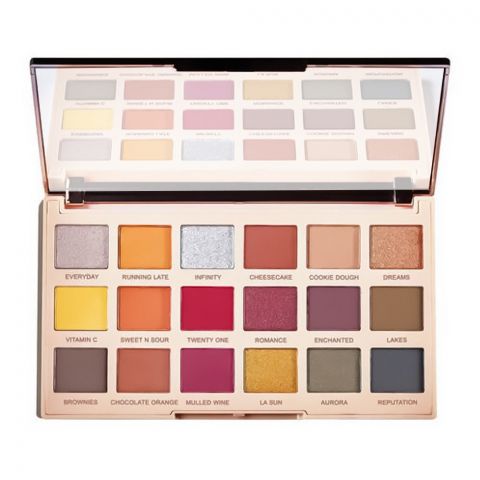 Makeup Revolution Soph X Ultra Eyeshadow Palette, Extra Spice, 18-Pack