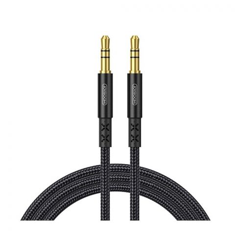 Joyroom Aux Stereo Audio Cable, 3ft, Black, SY-10A1