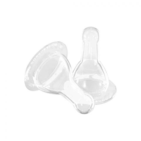Shield Anti-Colic Glass Feeder Nipple, 0m+, 2-Pack