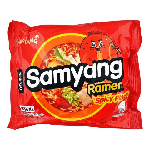 Samyang Ramen Spicy Stir-Fried Noodle, Halal, 120g