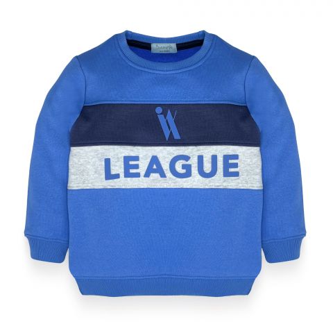IXAMPLE Boys Blue IX League Sweatshirt, Blue, IXWBSS 650201