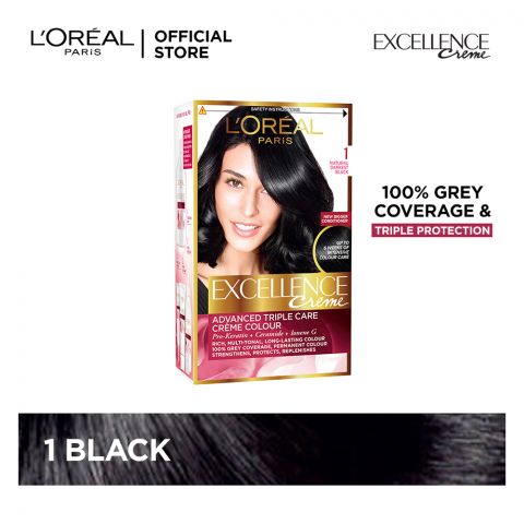 L'Oreal Excellence Hair Color Black 1