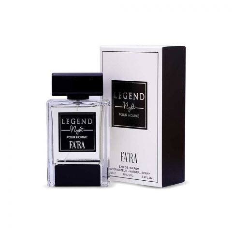 Fa'ra Legend Night Pour Homme Eau De Parfum, Fragrance For Men, 100ml