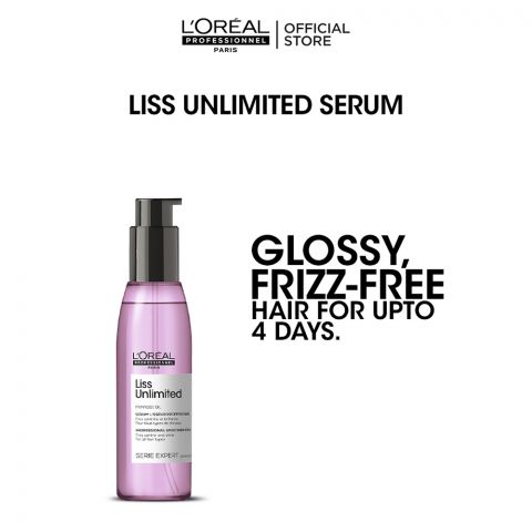 L'Oreal Professionnel Serie Expert Primrose Oil Liss Unlimited Smoother Serum, 125ml