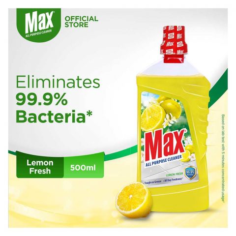 Max All Purpose Cleaner, Lemon, 500ml