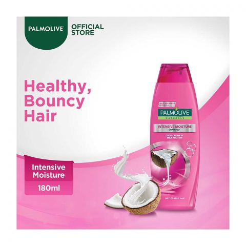 Palmolive Naturals Intensive Moisture Shampoo, For Dry/Coarse Hair, 180ml