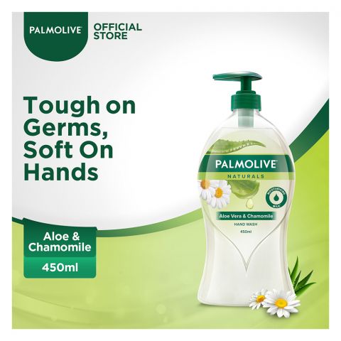Palmolive Naturals Aloe Vera & Chamomile Hand Wash, 450ml