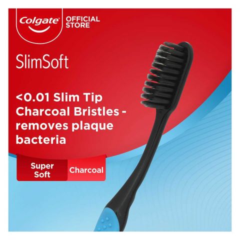 Colgate Slim Soft Charcoal Ultra Soft Toothbrush