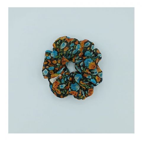 Sandeela Silk/Chiffon Classic Scrunchies Multi-Coloured, M03-02-1112