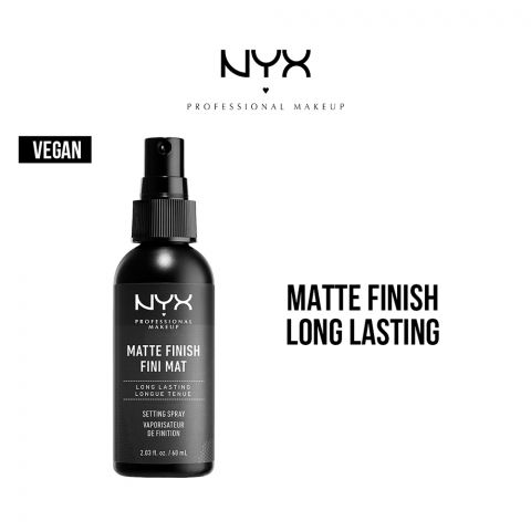NYX Makeup Setting Spray 01, Matte Finish Long Lasting