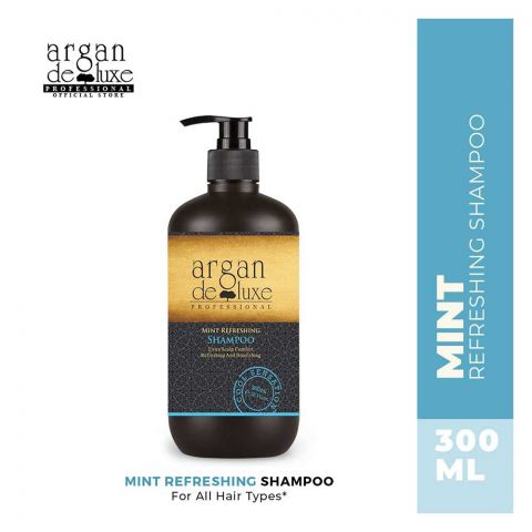 Argan De Luxe Mint Refreshing Shampoo, 300ml