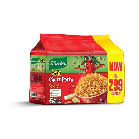 Knorr Noodles Chatt Patta, 6-Pack, 6 x 61g