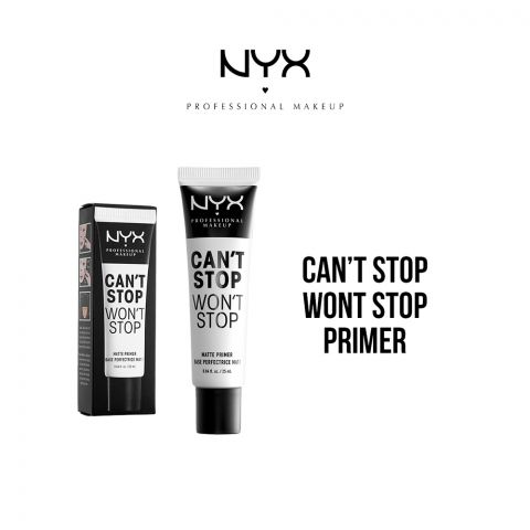 NYX Can't Stop Won't Stop Matte Primer, 01