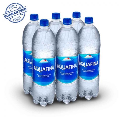 Aquafina Water 1.5 Liter, 6-Pack