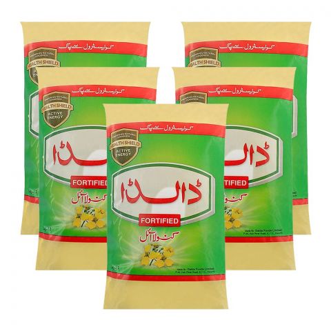 Dalda Fortified Canola Oil, 1 Liter Each, 5-Pack